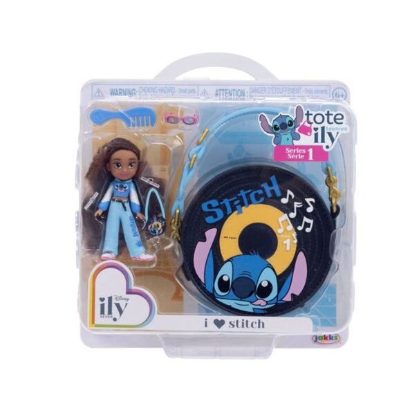Disney Other - Disney Ily Tote-ILY-Teenies Purse with Stitch Inspired Doll, 2.25 in - Blue